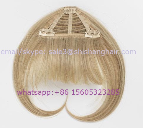 High quality Japan synthetic fiber bang hair clip in extension