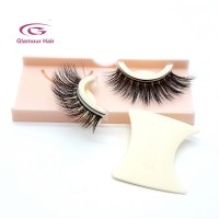 Cheap Price Pre glue Lashes Self Adhesive False Eyelashes 3D silk