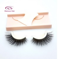 Best quality strip pre glued lashes self adhesive false eye lashes